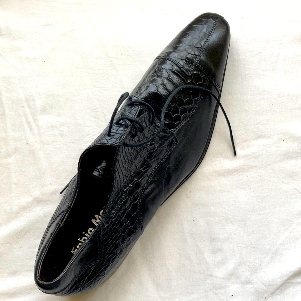 MORETTI Men Shoes Leather Wing tip Crocodile